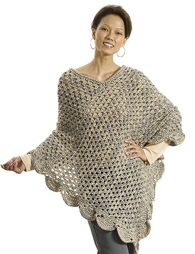Perfect beginner crochet poncho: free pattern | Crochet LOVE