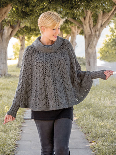 Gorgeous Look in Various Poncho Knitting Patterns ...
