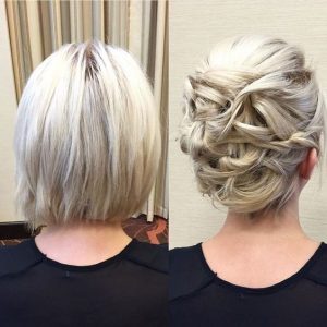 20 Gorgeous Prom Hairstyle Designs for Short Hair: Prom Hairstyles 2019