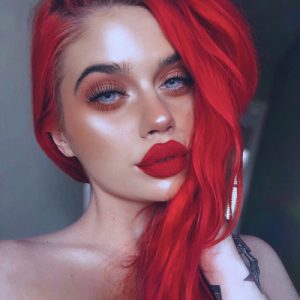 Valentine: Bright Red Vegan Semi-Permanent Hair Dye - Lime Crime