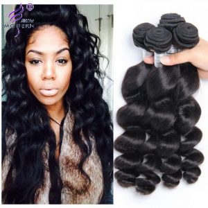 Real Raw Indian Hair Loose Wave 4 Bundles Human Hair Weave Virgin