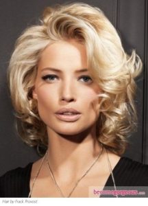 Sexy Medium Curly Hairstyle - Medium Long Hairstyles Pictures