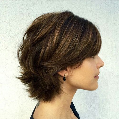Look smart with short hairstyles for
thick hair