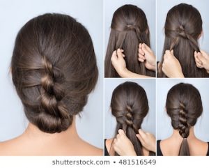 Simple Hairstyle Images, Stock Photos & Vectors | Shutterstock