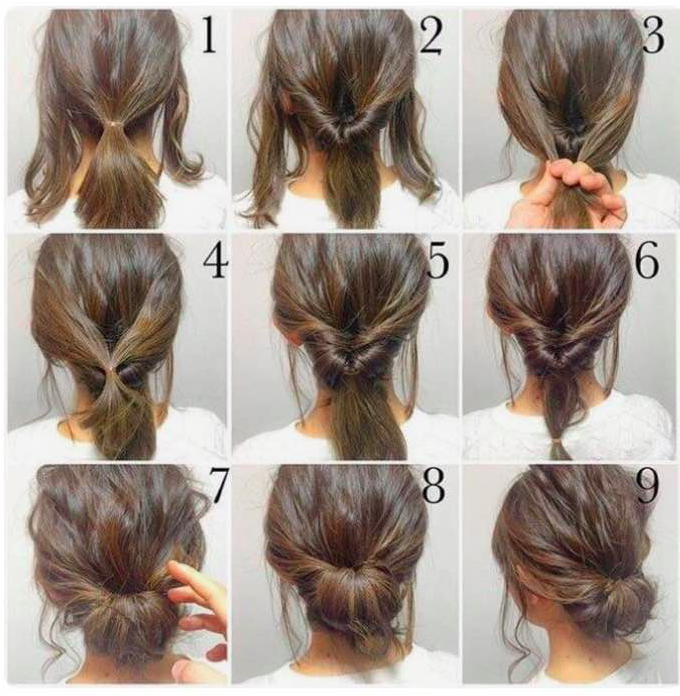 Updo u2013 As Easy As It Gets (YouBlush) | Hairstyles | Hair, Hair