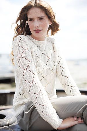 Lace Pullover Free Knitting Patterns | Knit passion fashion