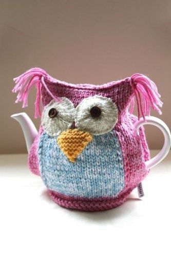 free owl tea cozy knitting pattern - Bing images u2026 | tea cozy's | Pinteu2026