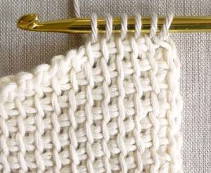 Le crochet : point tunisien - Tricot, crochet, doudous de Memie