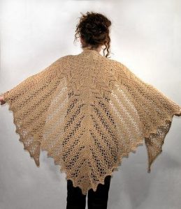 MES FAVORIS TRICOT-CROCHET: Modèle châle au tricot gratuit : Aran