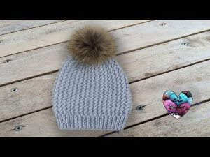 Tricot Bonnet Sibérie magnifique pas à pas - YouTube