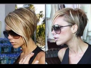 Victoria Beckham Short Bob Hairstyle - YouTube