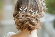 Amazon.com: Barogirl Bridal Hair Pins Set in Silver Leaf Hair Clip