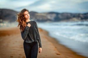 Gustavo Terzaghi, Women, Model, Long Hair, Women Outdoors, Wavy Hair