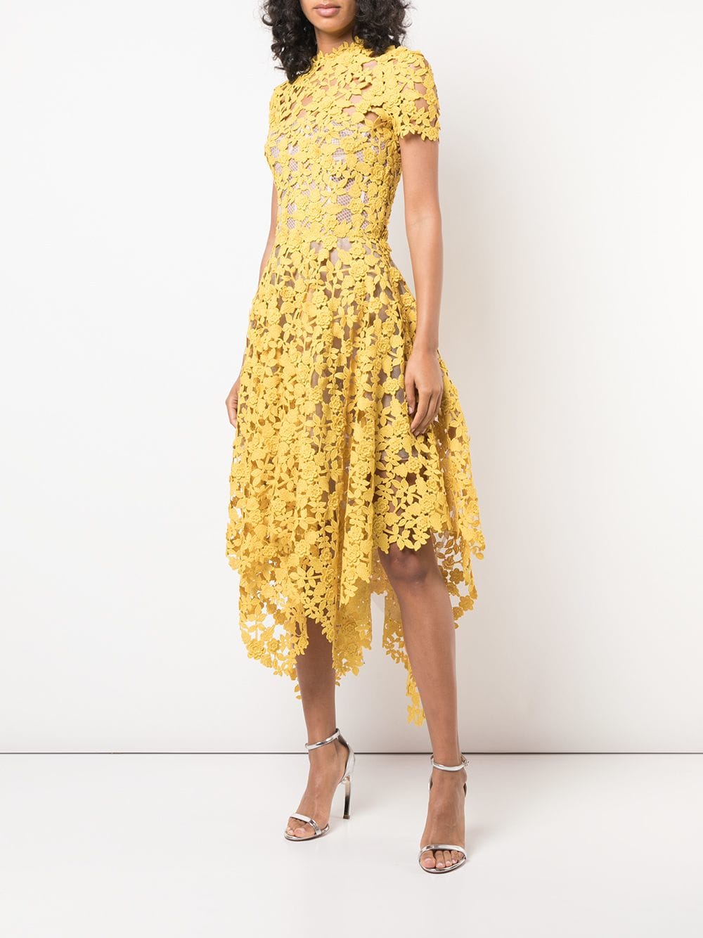 Yellow Crochet Dress for Elegant Girls – fashionarrow.com