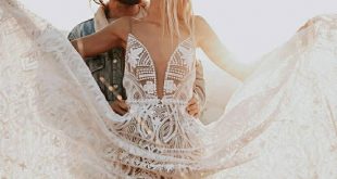 Bohemian wedding dress lace A line Boho Individual size Sexy | Et
