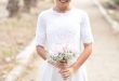 Wedding gown with sleeves simple 68 New ideas | Simple wedding .
