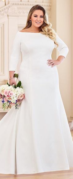 260 Minimalist Wedding Dresses Gowns for the Curvy Plus Size Bride .